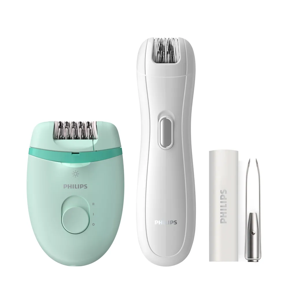 Philips Satinelle Essential BRP529 00 Epilator compact cu fir