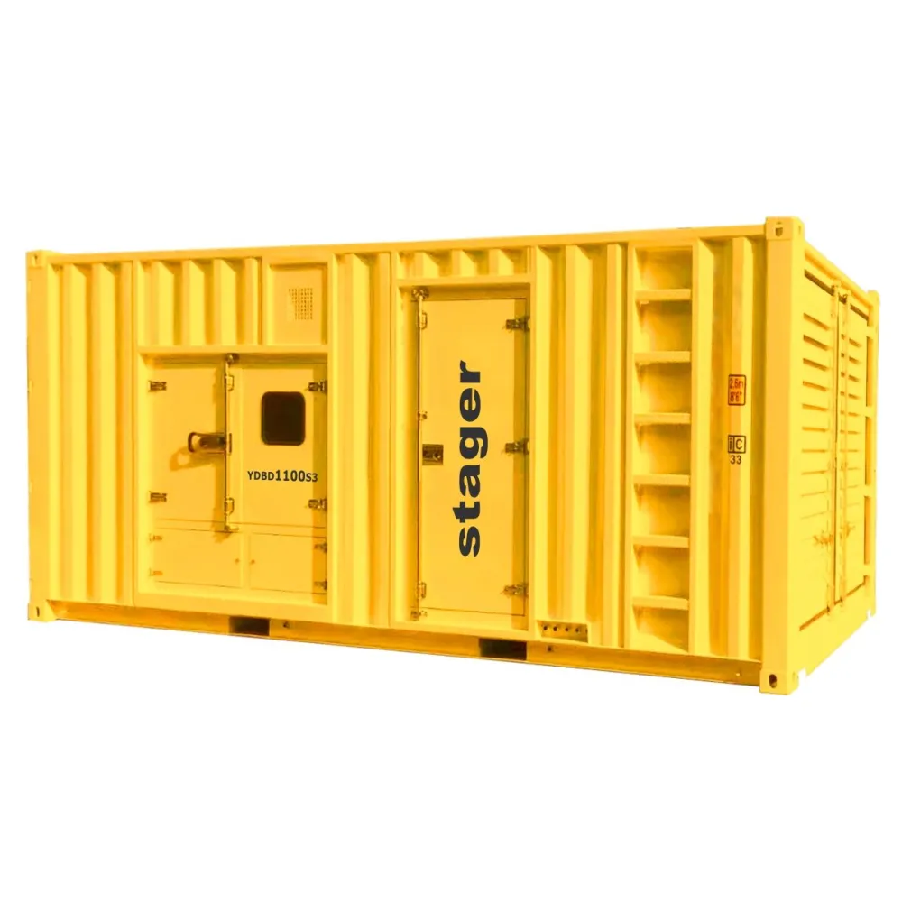 Stager ydbd1100s3 generator insonorizat diesel trifazat 1100kva 1443a 1500rpm