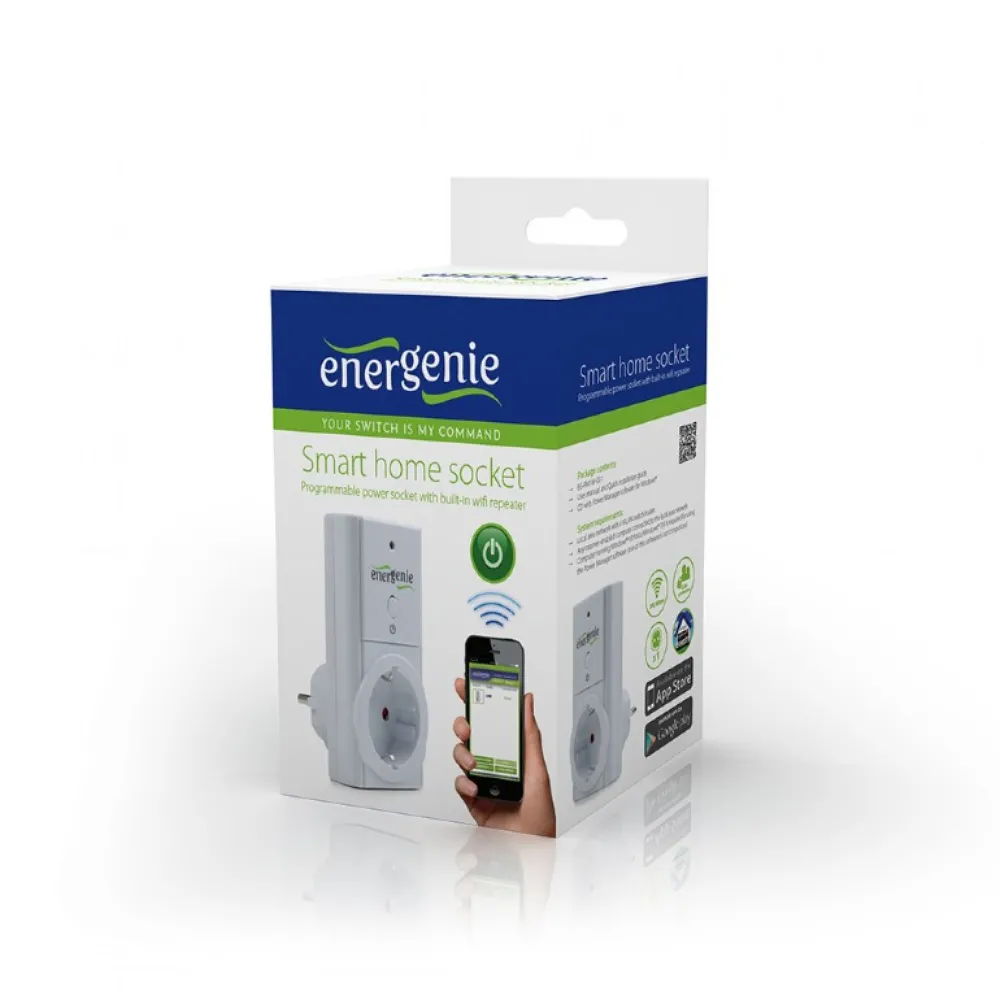 Priza Smart Energenie, programabila WiFi de pe Smarthone