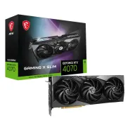 MSI GAMING GEFORCE RTX 4070 X SLIM 12G plăci video NVIDIA 12 Giga Bites GDDR6X