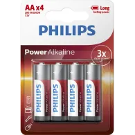 Philips Power Alkaline Baterie LR6P4B 10