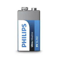 Philips Ultra Alkaline Baterie 6LR61E1B 10