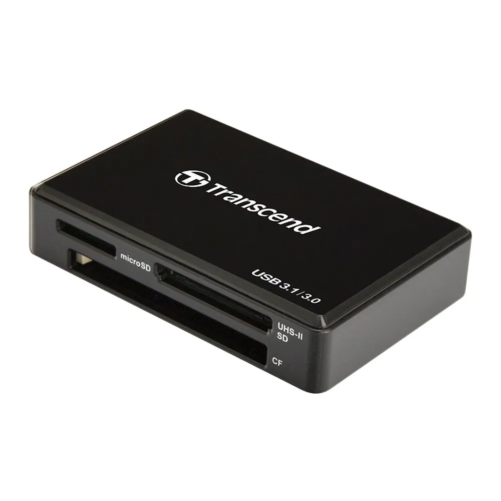 Transcend usb3.1 gen1 all-in-1 uhs-ii multi card reader ean: 760557842675