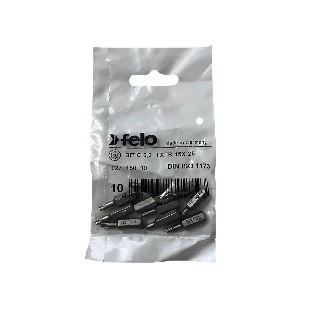 Set 10 biti felo seria industrial profil torx tr c