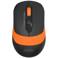 Mouse A4TECH FG10, Optic, USB Wireless, 2000dpi, negru-portocaliu