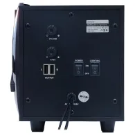 Boxe spacer gaming 2.1 rms: 16w (2 x 3w + 10w) control volum bass subwoofer lemn mdf 220v alimentare 14 x led black spb-hurrican