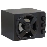 Boxe spacer gaming 2.1 rms: 11w (2 x 3w + 5w) control volum bass si inalte subwoofer lemn mdf 14 x led usb power black spb-thund