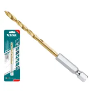 Burghiu pentru metal Total, cu cap bit prindere hexagonala, 4mm