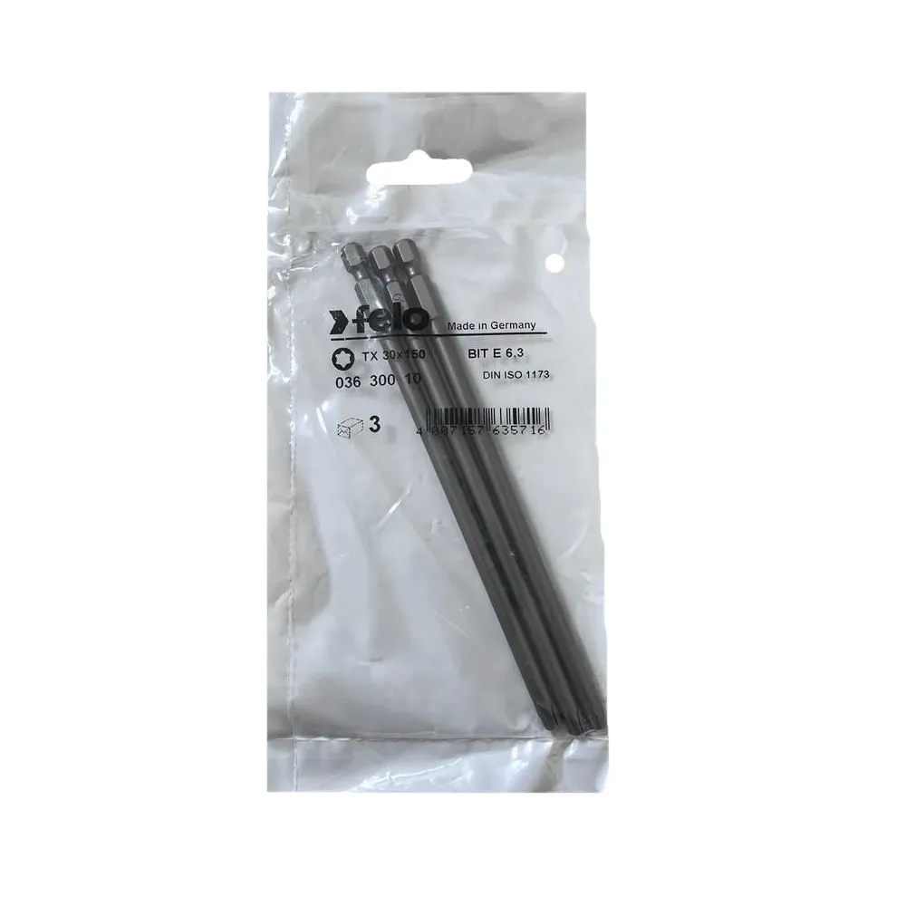 Set 3 biti felo seria industrial profil torx e6.3