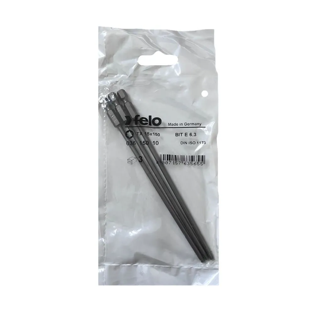 Set 3 biti felo seria industrial profil torx e6.3