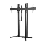 Stand mobil dublu b-tech pentru doua display-uri cu diagonala 56-65