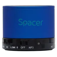 Boxa spacer portabila bluetooth topper rms:  3w control volum acumulator 520mah timp de functionare pana la 5 ore distanta de fu