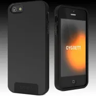Cygnett iphone 5s case secondskin silicone black.