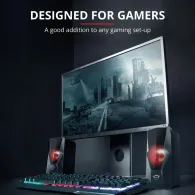 Boxe trust 2.o gxt 610 2 x 10 w cu fir alimentare 220v jack 3.5mm usb tr-23737 (include tv 1.5 lei) Trust - 1