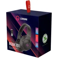 Lorgar noah 701 gaming headset with microphone 2.4ghz usb dongle