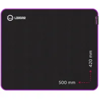 Lorgar main 315 gaming mouse pad high-speed surface purple anti-slip