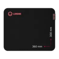 Lorgar main 323 gaming mouse pad precise control surface red