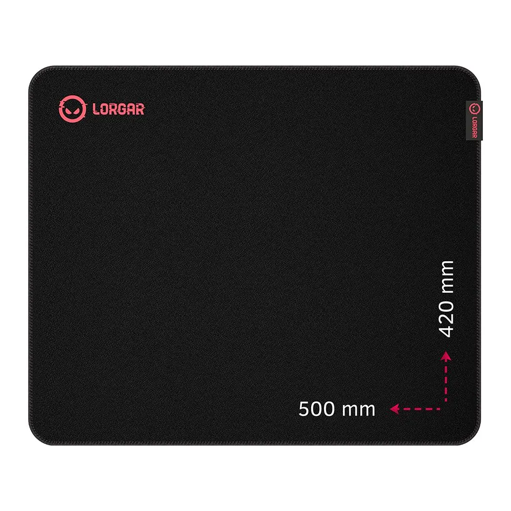 Lorgar main 325 gaming mouse pad precise control surface red