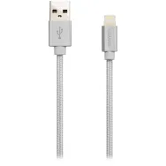Canyon mfi-3 charge & sync mfi braided cable with metalic