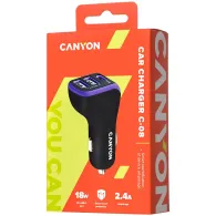 Canyon c-08 universal 3xusb car adapter input 12v-24v output dc