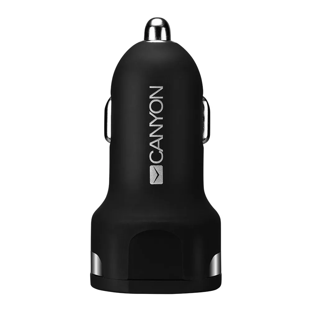 Canyon c-04 universal 2xusb car adapter input 12v-24v output 5v-2.4a
