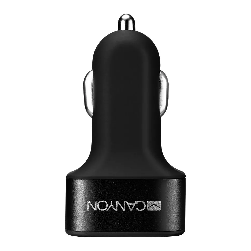 Canyon c-06 universal 3xusb car adapter input 12v-24v output 5v-3.1a