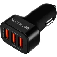 Canyon c-06 universal 3xusb car adapter input 12v-24v output 5v-3.1a