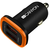 Canyon c-02 universal 2xusb car adapter input 12v-24v output 5v-2.1a