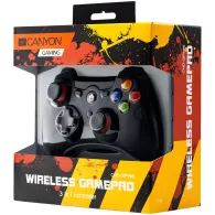 Canyon gp-w6 2.4g wireless controller with dual motor rubber coating