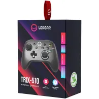 Lorgar trix-510 gaming controller black bt5.0 controller with built-in 600mah
