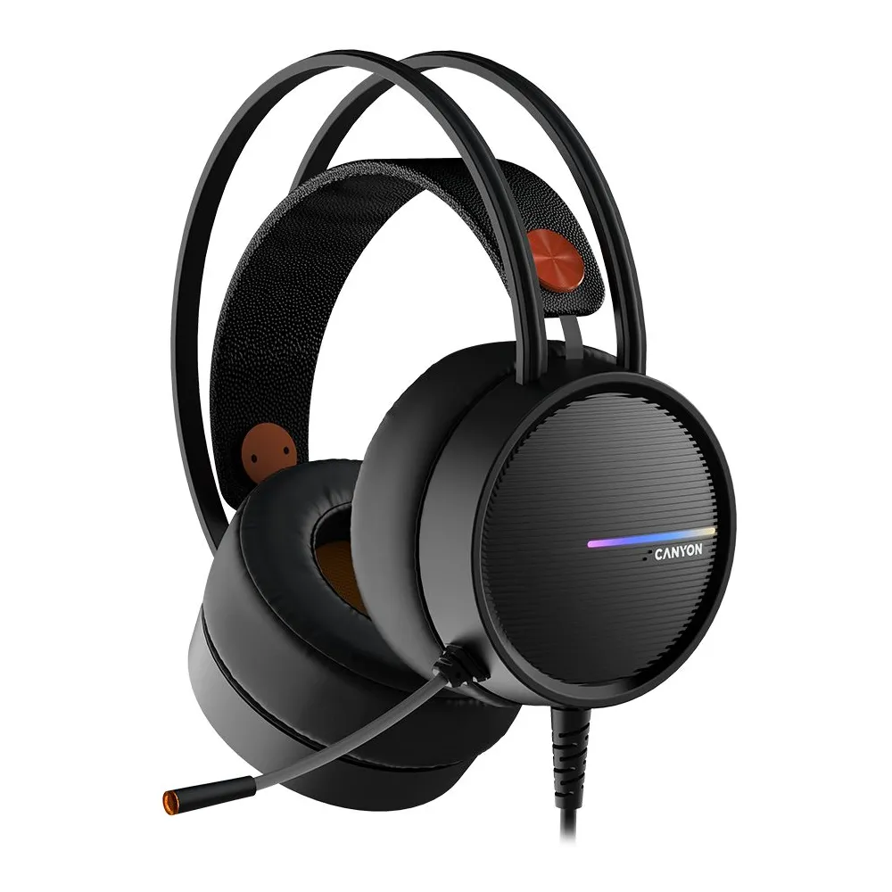 Canyon interceptor gh-8a gaming headset 3.5mm jack plus usb connector