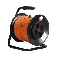 Derulator 4 prize schuko 230v 16a 25m 3x1.5mm