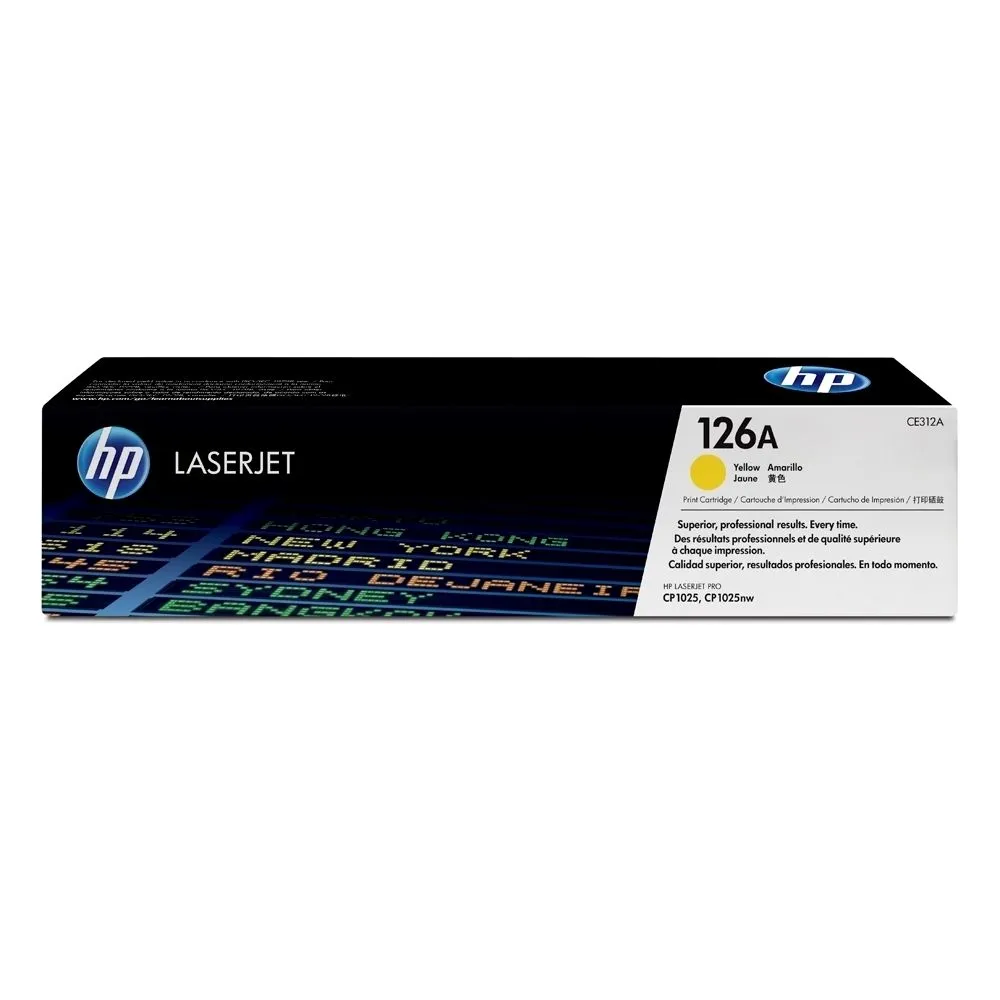 Toner original hp ce312a 1000 pagini galben