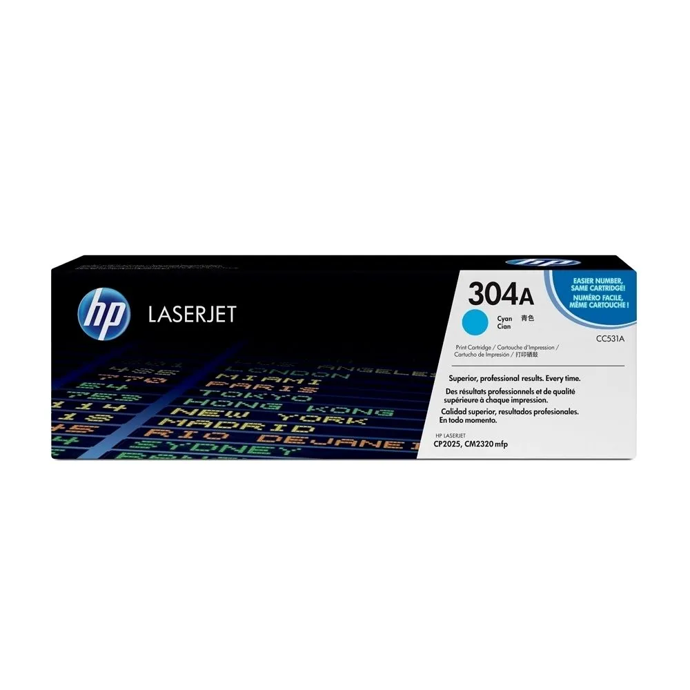 Toner original hp cc531a 2800 pagini cyan