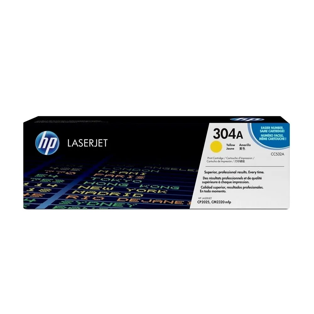 Toner original hp cc532a 2800 pagini galben