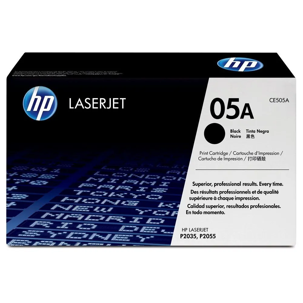 Toner original hp ce505a 2300 pagini negru