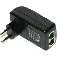 Alimentator 24V, 1A, adaptor POE, negru