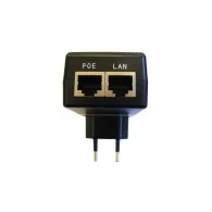Adaptor POE, 24V, 1,25A, 30W ( GIGABIT), negru