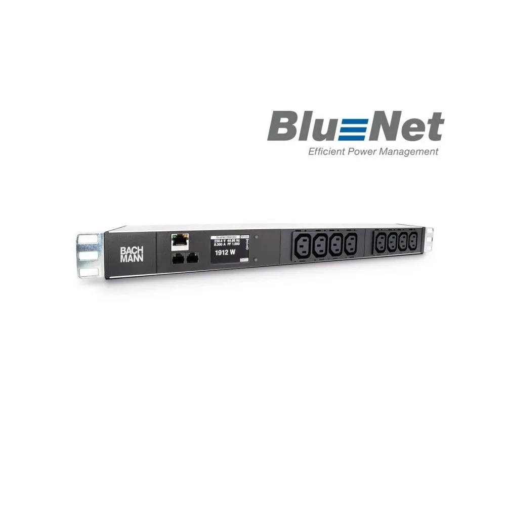 19 1he 8xc13 monitored cordon 20m schuko (include tv 0.18lei) Bachmann - 1