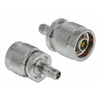 Adaptor N tata la RP-SMA mama, argintiu