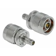 Adaptor N tata la RP-SMA mama, argintiu