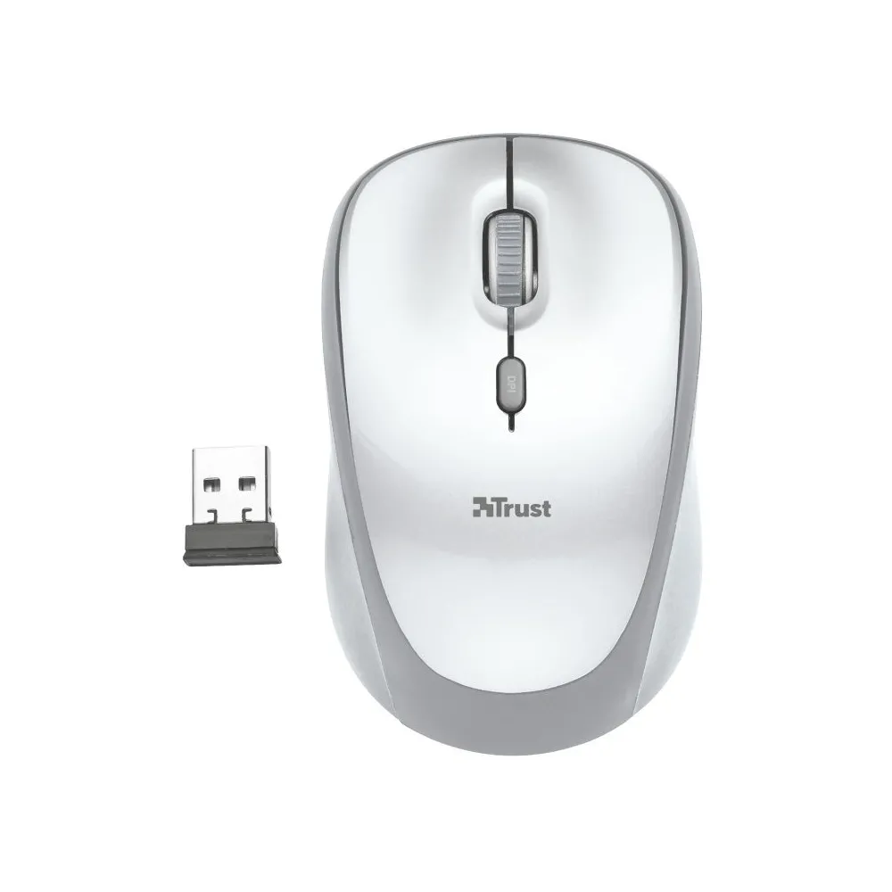 Trust yvi wireless mouse - white tr-23386 (include tv 0.18lei) Trust - 1