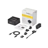 StarTech.com SDOCK2U313 stație docking driver stocare USB 3.2 Gen 2 (3.1 Gen 2) Type micro-B Negru