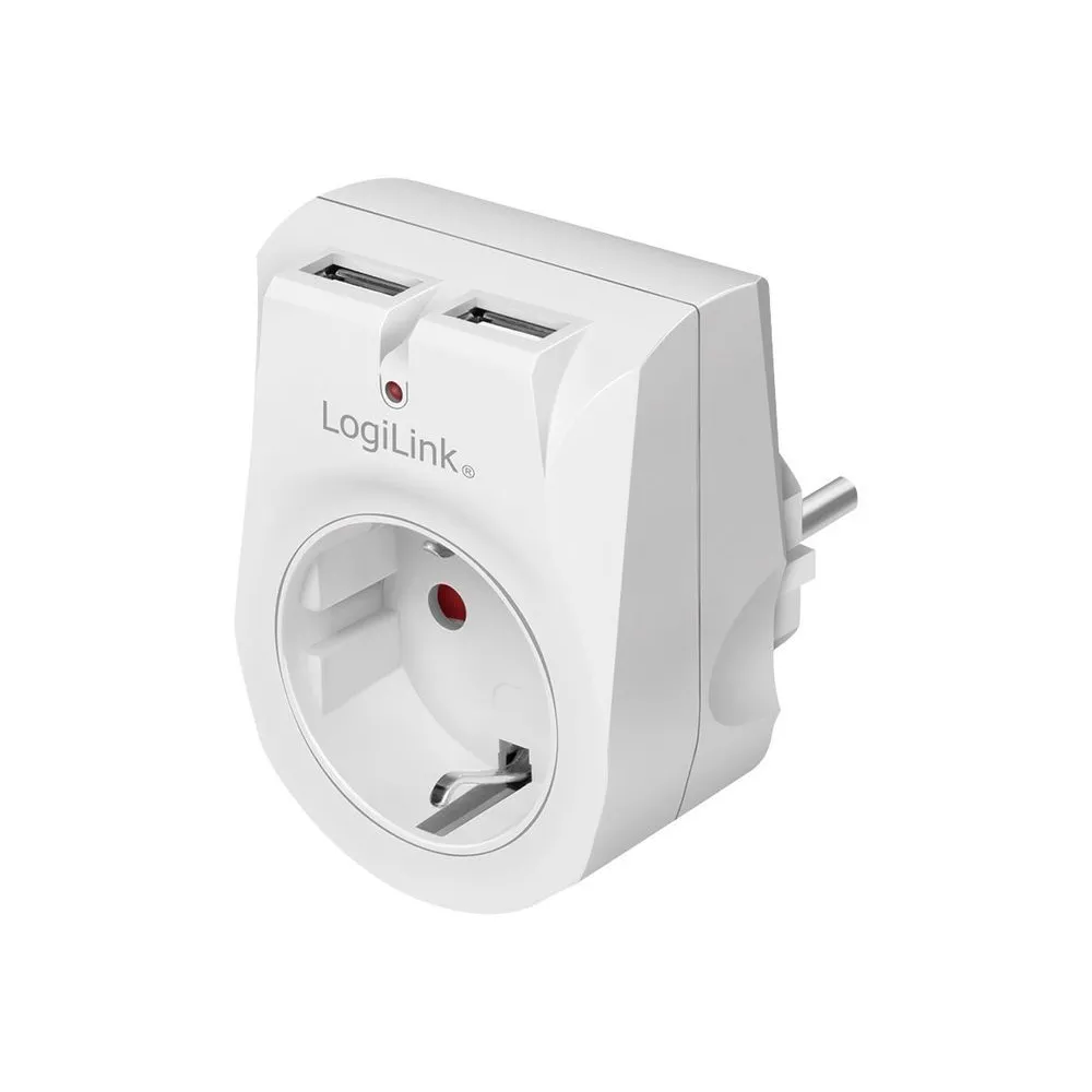 LogiLink power adapter - 2 x USB - 10.5 Watt