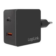 LogiLink wall charger power adapter - USB USB-C - 18 Watt