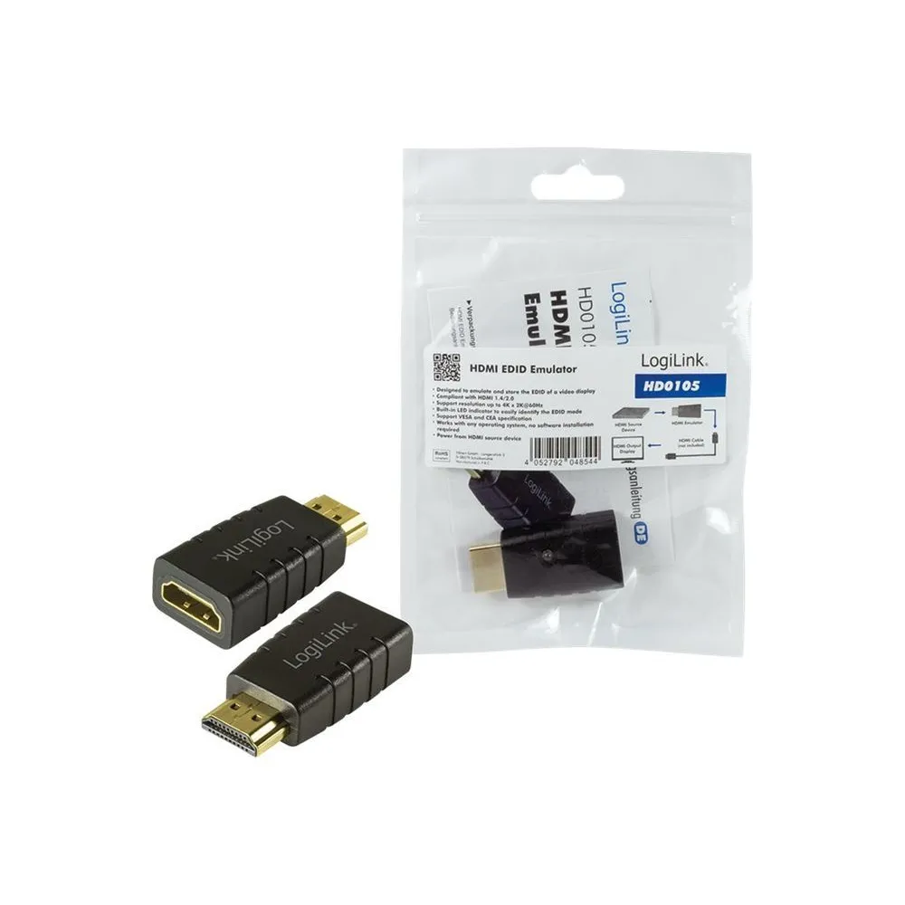 LogiLink HDMI EDID Emulator - EDID reader / writer - HDMI