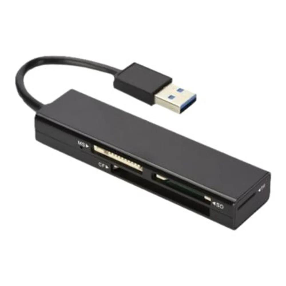 Ednet USB 3.0 MULTI CARD READER - card reader - USB 3.0