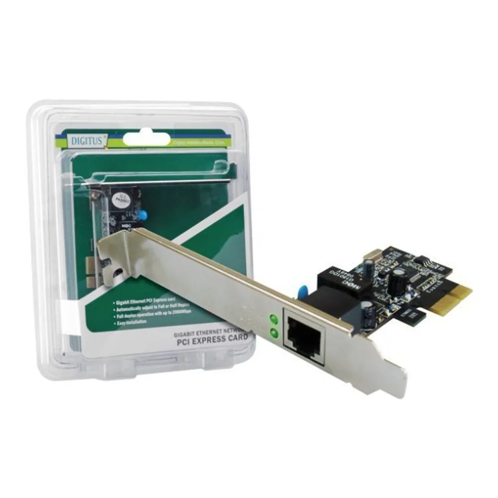 DIGITUS DN-1013-2 - network adapter - PCIe - Gigabit Ethernet