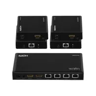 LogiLink - transmitter + 4 receivers - video/audio/infrared extender
