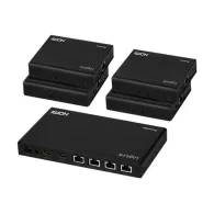 LogiLink - transmitter + 4 receivers - video/audio/infrared extender